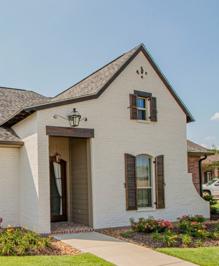 Front view of a house